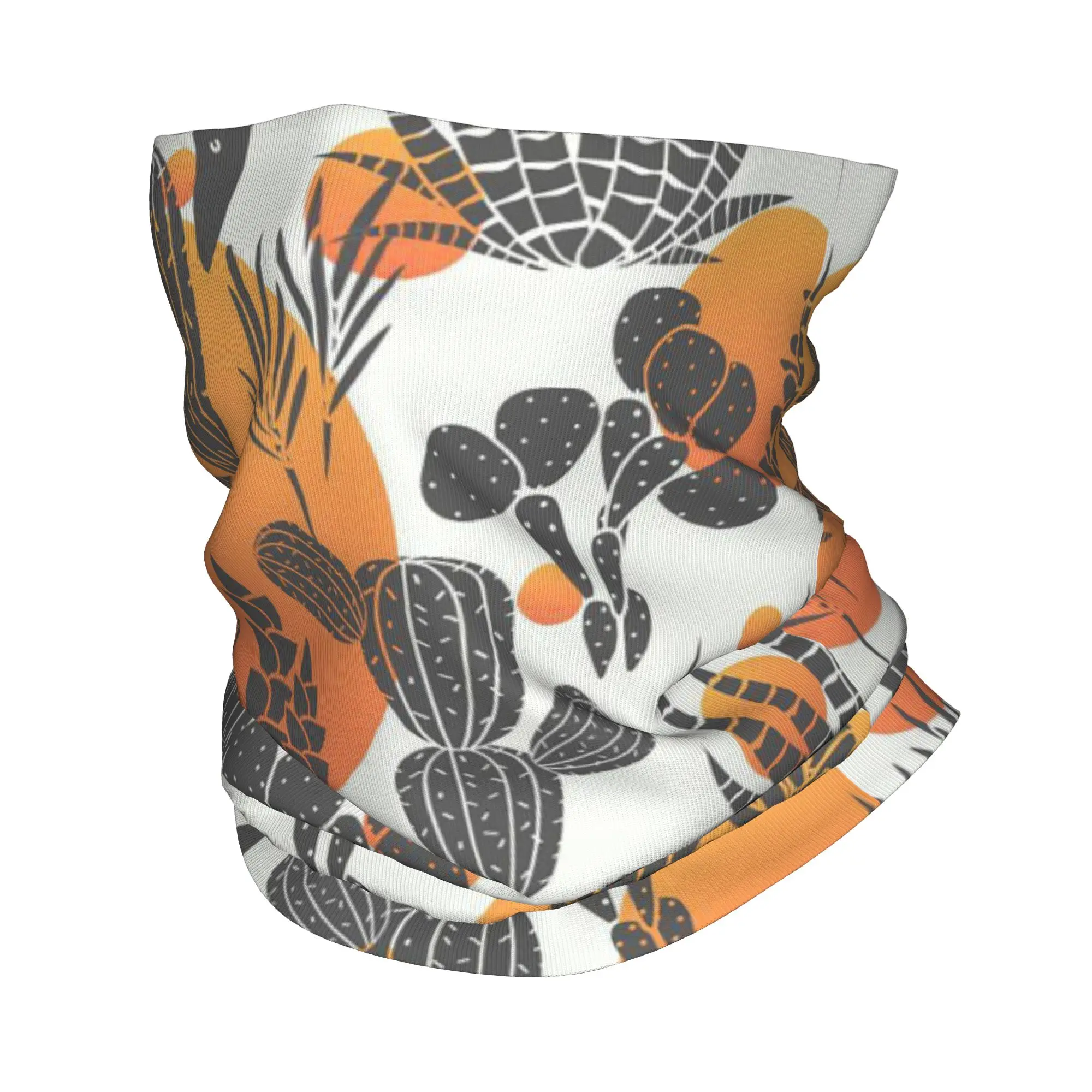 

Cactus Pattern Bandana Neck Gaiter Printed Mask Scarf Multi-use Face Mask Hiking Fishing Unisex Adult