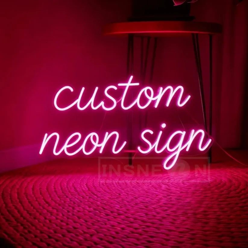 Custom Neon Sign Room Decor Barber Bar Party Café Shop Business Logo 3D Acrylic Signs Beauty Salon Studio Birthday LED Lights