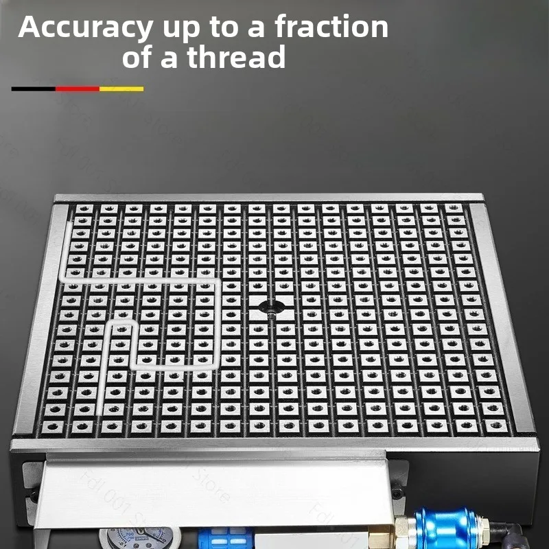 CNC Vacuum Chuck Industrial Machining Center Pneumatic Pressure Retaining Seal Suction Cup for Copper Aluminum Plate Processing