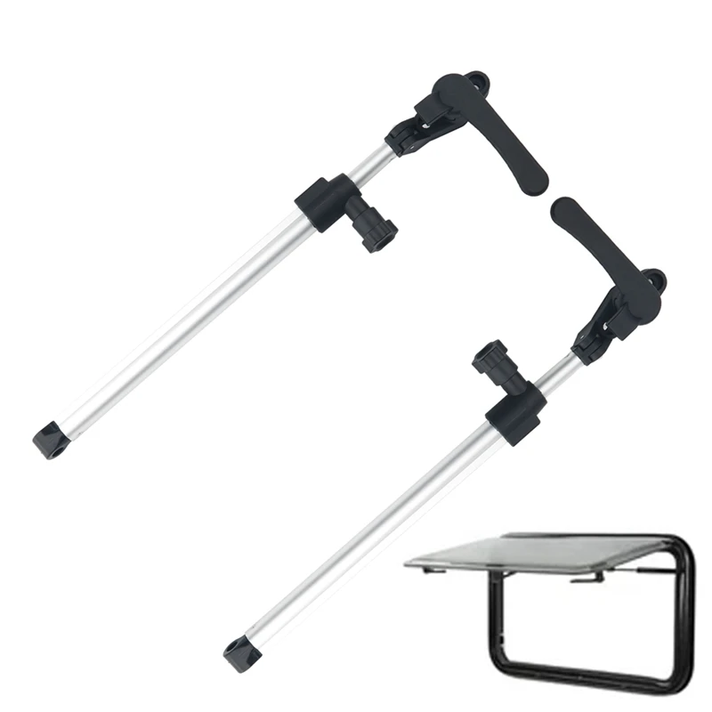 Super Sale 2pcs Telescopic RV Window Support Rods 435mm Aluminium Alloy