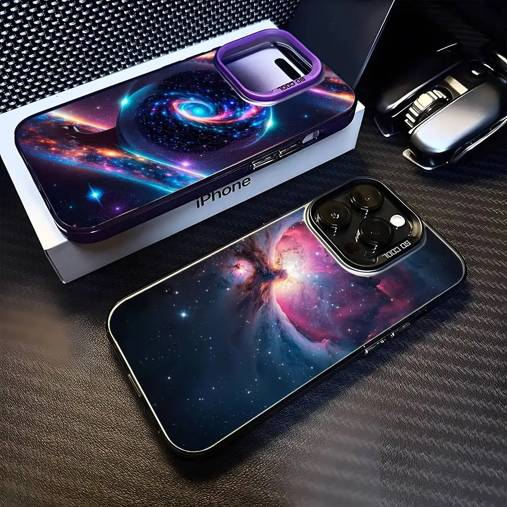 

Cool universe1 Phone Case For iPhone17,16,15,14,13,12,11 Plus,Pro Max Purple Matte Shockproof Cover