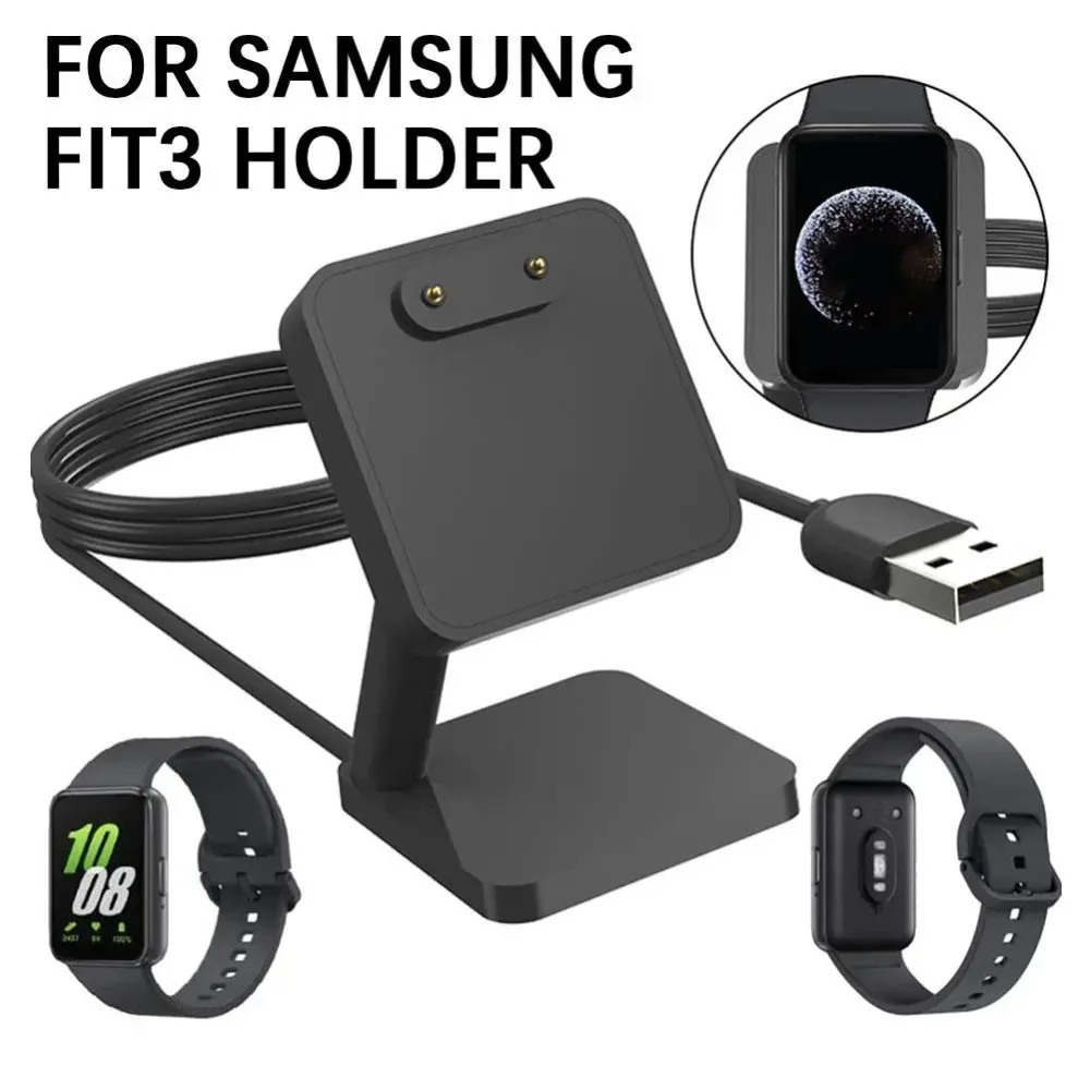 USB Charging Charging Stand Bracket Power Charge Desktop Stand Charger Adapter Smart Band Accessories for Samsung Galaxy Fit 3