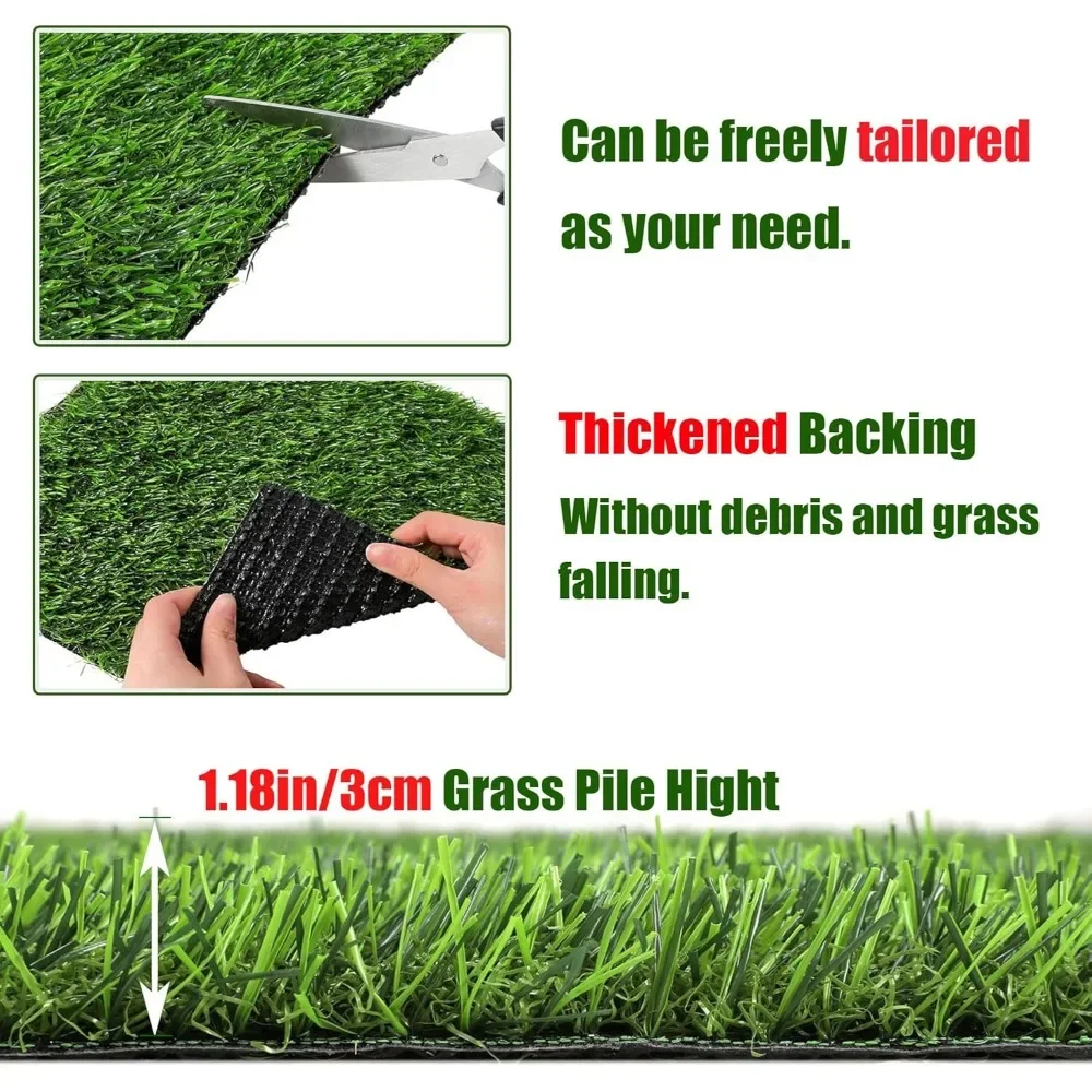 Rumput Rumput Buatan, Rumput Rumput Palsu, Tikar Hewan Peliharaan Rumput, Karpet Rumput Dalam Ruangan, Tikar Latihan Golf, Karpet Rumput, Dekorasi Teras, Césped