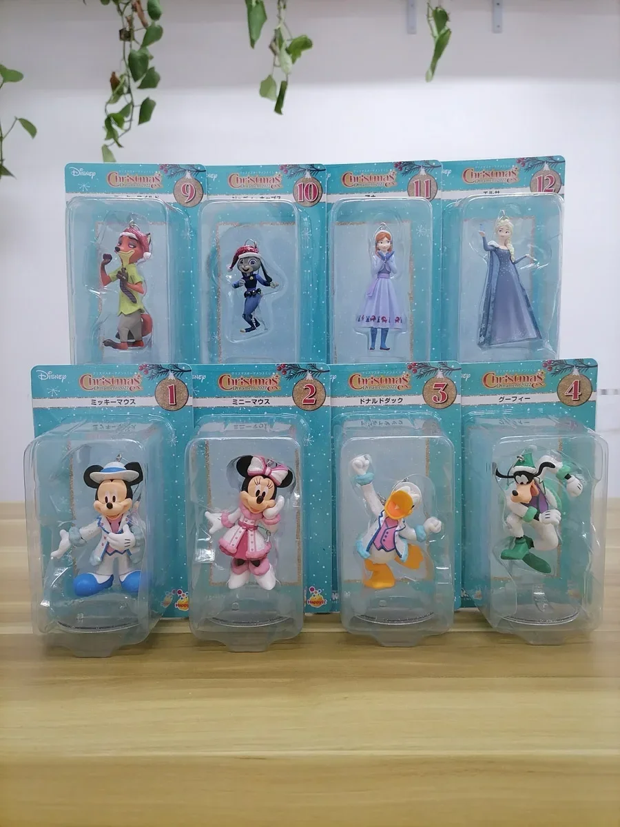 Disney Princess Frozen Kickey Mouse Donald Duck Pluto Cartoon Figure Collection Christmas Series pendenti borsa ornamenti regali