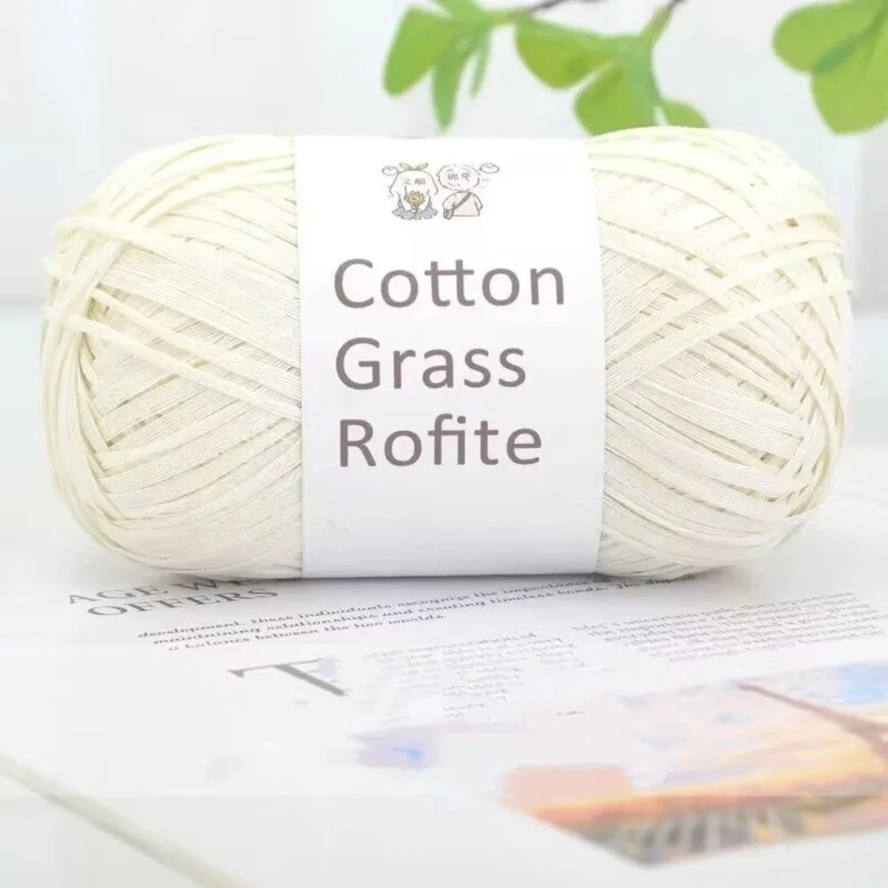 New Multicolour Rafia Yarn DIY Hand-Knitted Crocheting Paper Threads Raffia Straw Yarn Knitting