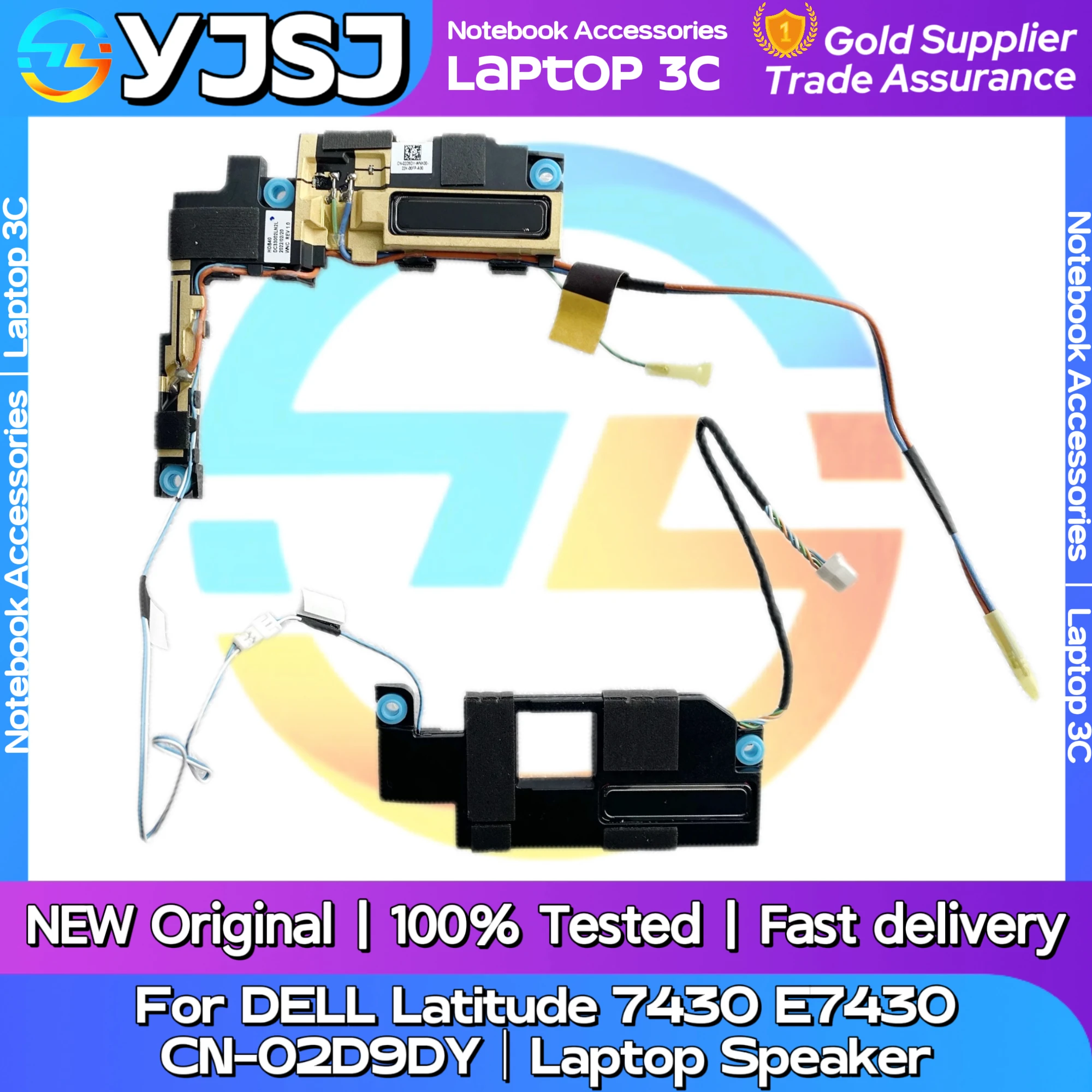 

New Original Laptop Notebook Audio Speaker For DELL Latitude 7430 E7430 built-in speaker horn audio CN-02D9DY
