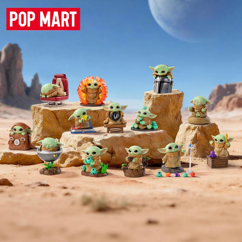 

POP MART Star Wars Grogu Tiny But Mighty Series Blind Box Guess Bag Desktop Decoration Blind Bag Toys Anime Figure Cute Model