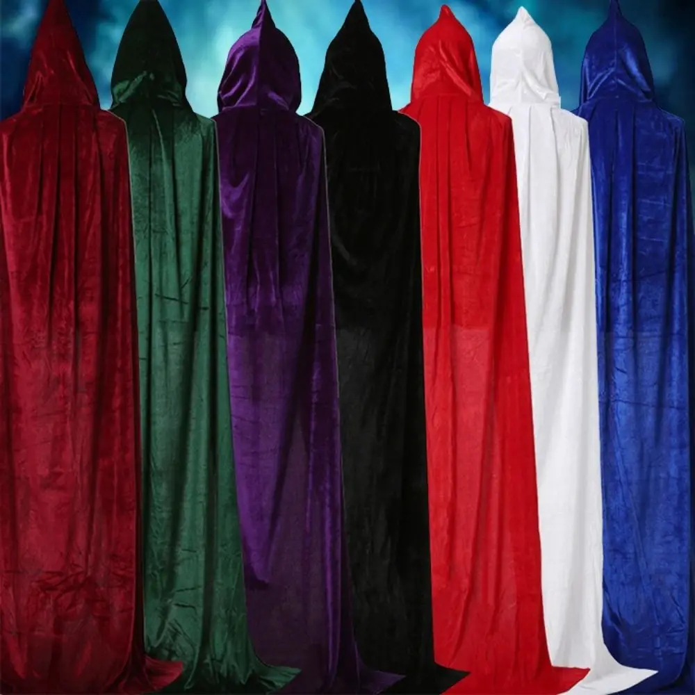 New Cloth Halloween Capes Black Washable Robe Devil Demon Dress Up Props Halloween Party