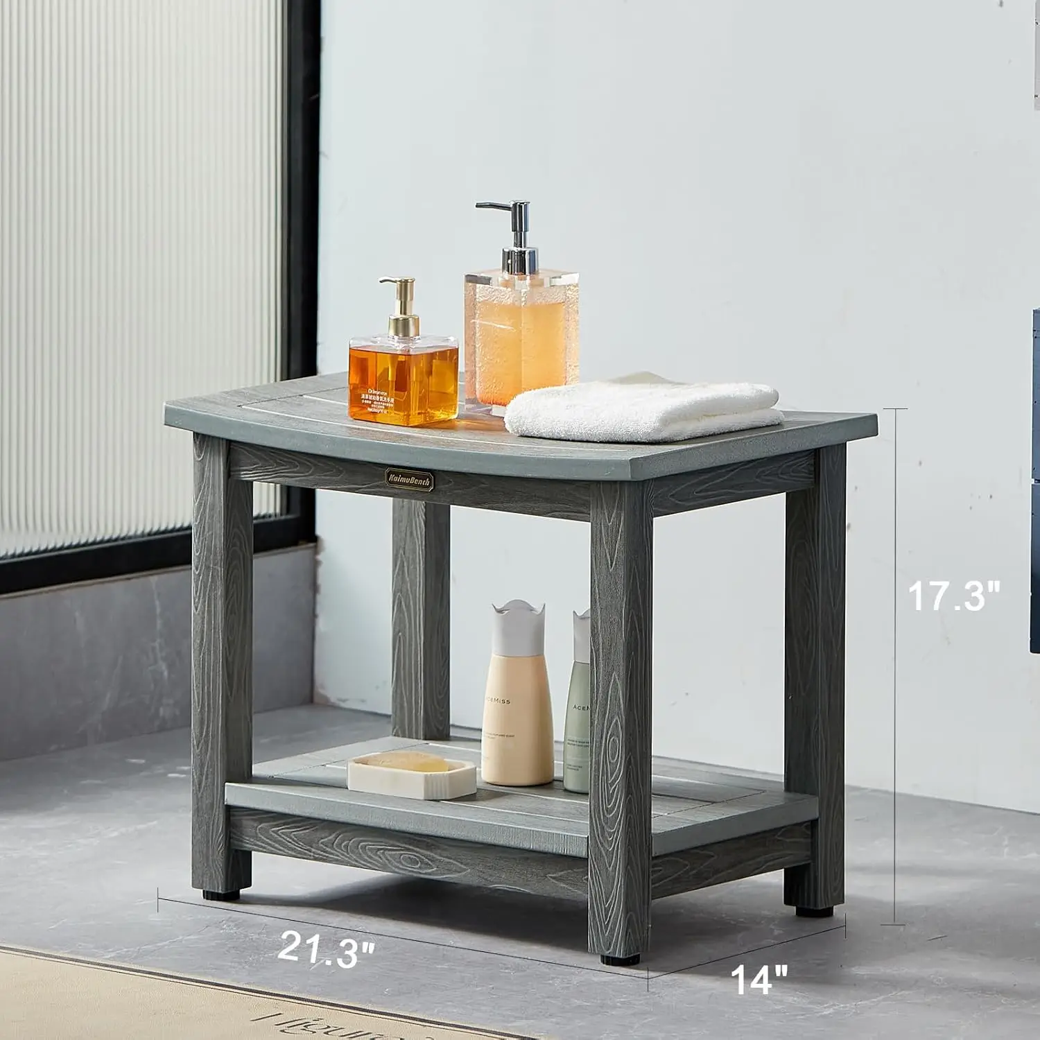 Heavy Duty Shower Bench for Inside Shower Waterproof