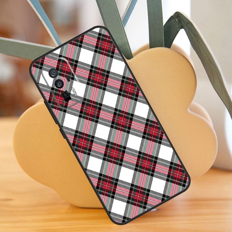 Clan Stewart Dress Tartan Plaid Case For Xiaomi 13T 11T 12T Pro 13 14 Ultra 12 Lite POCO F6 F5 X6 Pro M6 X3 X5 M5s F3 Cover