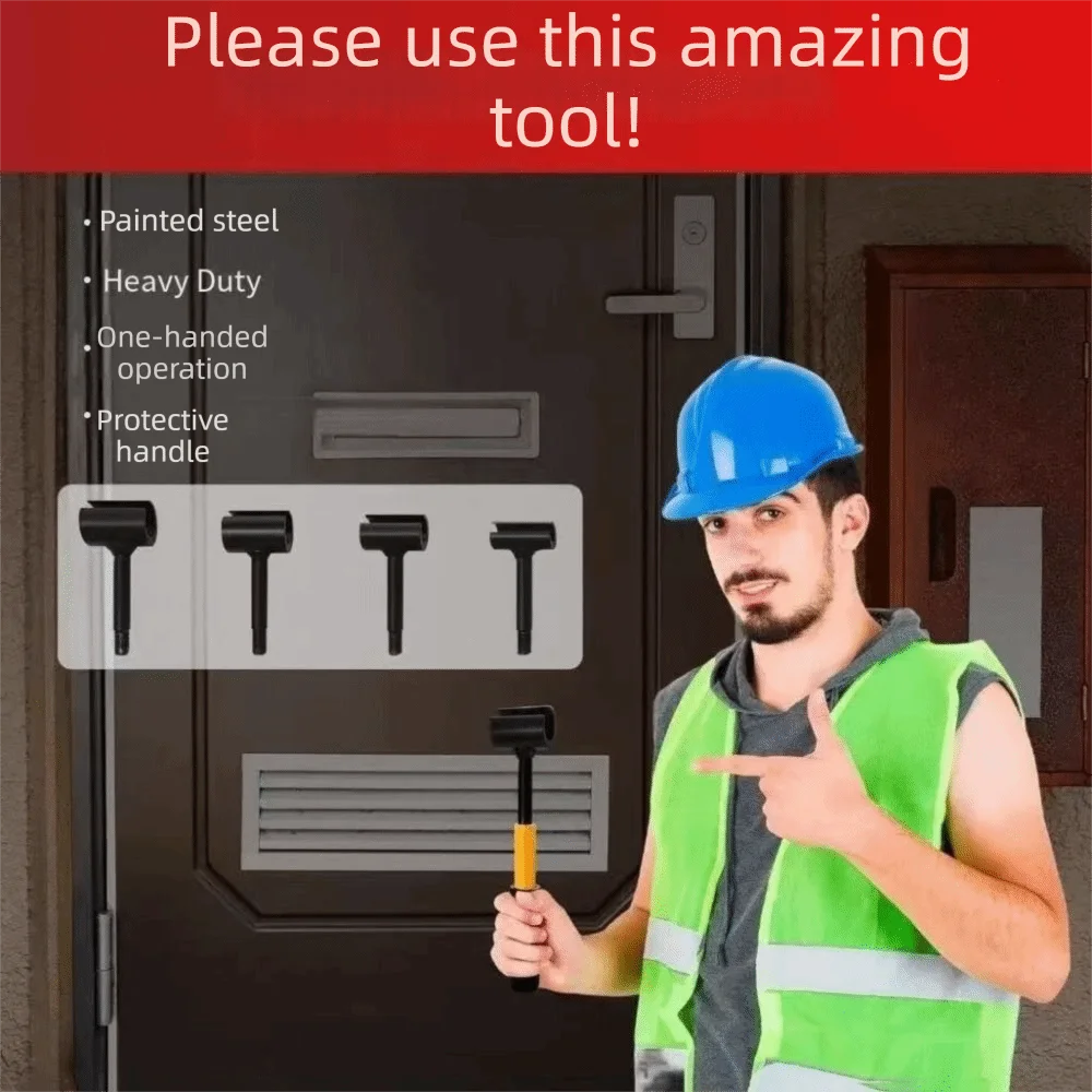 Heavy-Duty Construction Hinge Adjustment Tool Replaceable Parts Portable Design Hinge Repair Spanner Multiple Sizes