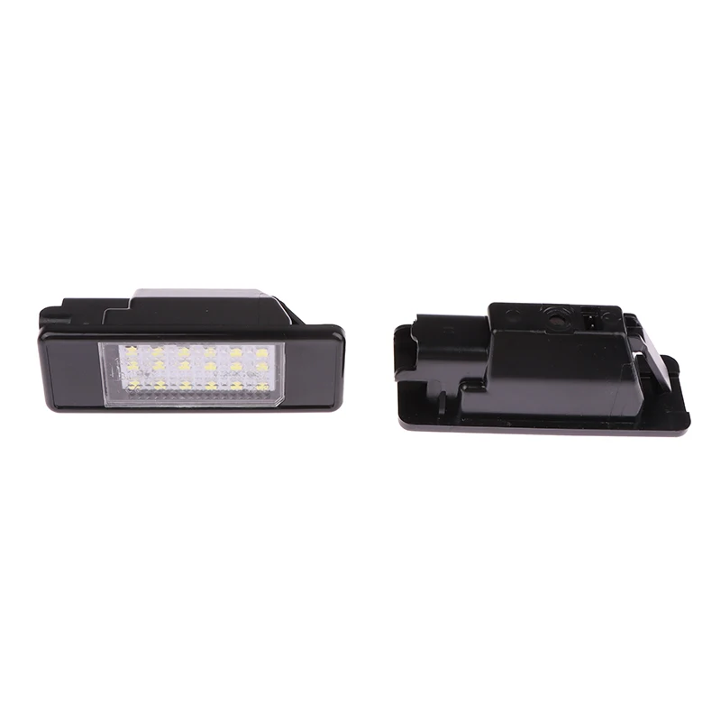 1/2 pz lampada numero di licenza per 106 1007 207 307 308 406 407 508 607 per C2 C3 C4 C5 C6 C8 DS3 numero di targa luce a LED