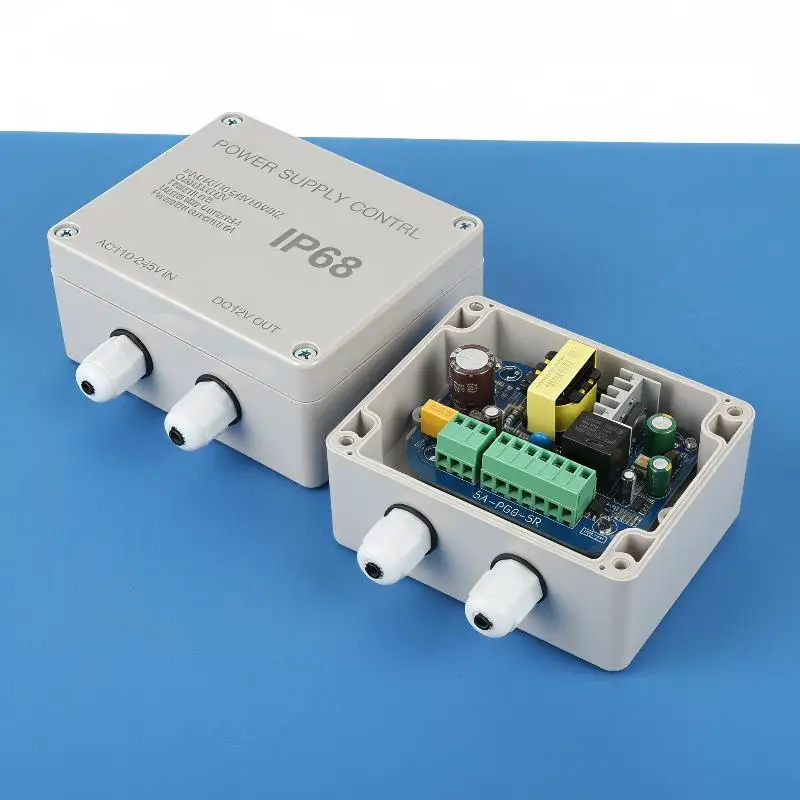 5A Power Supply Controller 1Pcs IP68 Waterproof Lock Delay Overload Protection for Agricultural Equipment Control
