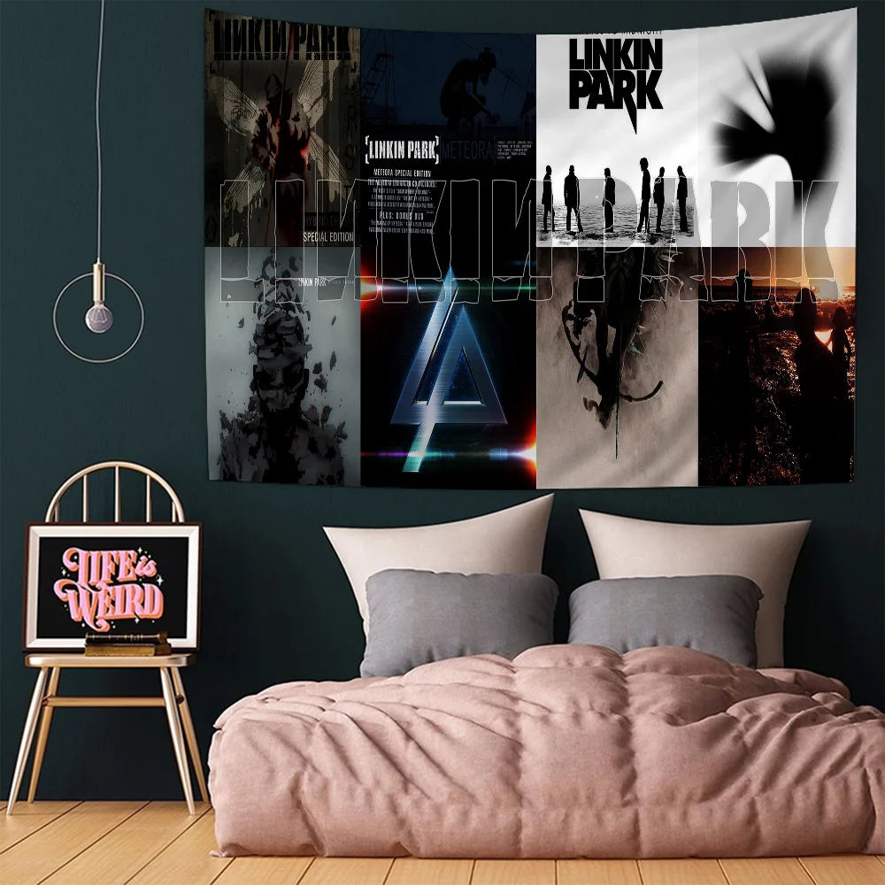 Band L-Linkin Cool P-park Chart Tapestry Bohemian Wall Tapestries Mandala Wall Art Decor