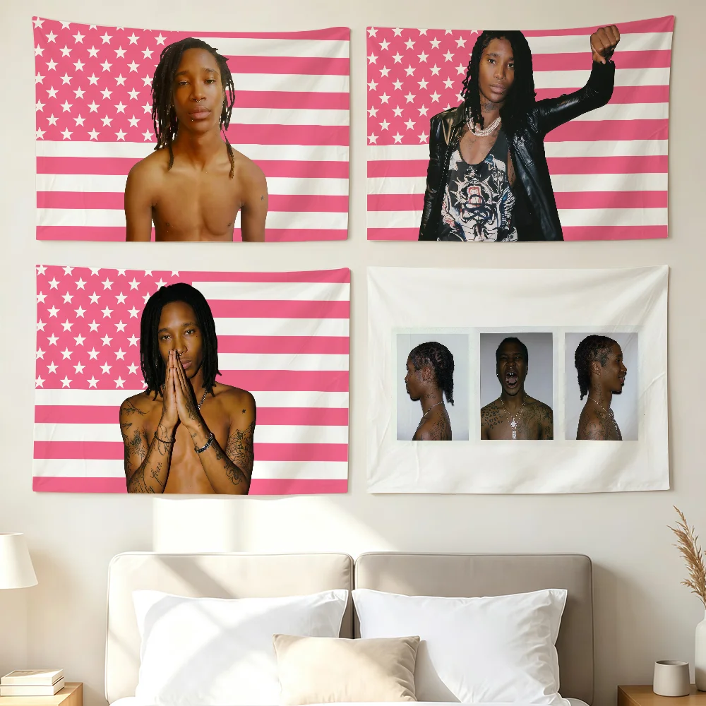 Singer N-Nine V-Vicious EMOTIONS Flag Wall Decorations Home Decor Suitable For Living Room Bedrooms Dormitories Parties Holidays
