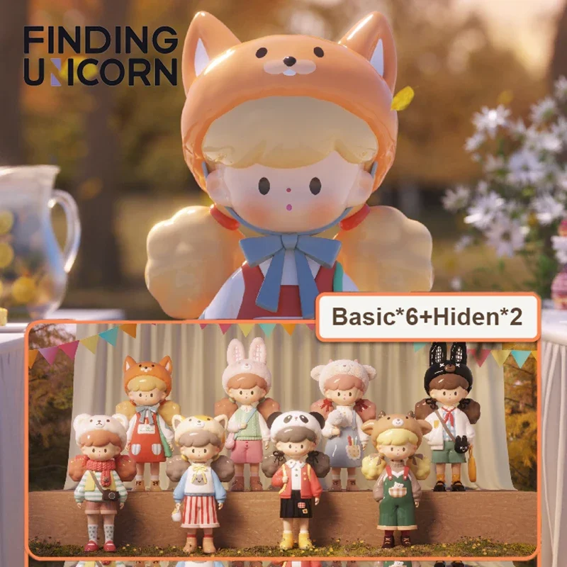 Molinta Party Animal Series Blind Box Guess Bag Mystery Box Toys Doll Cute Anime Figure Desktop Ornaments Gift Collection