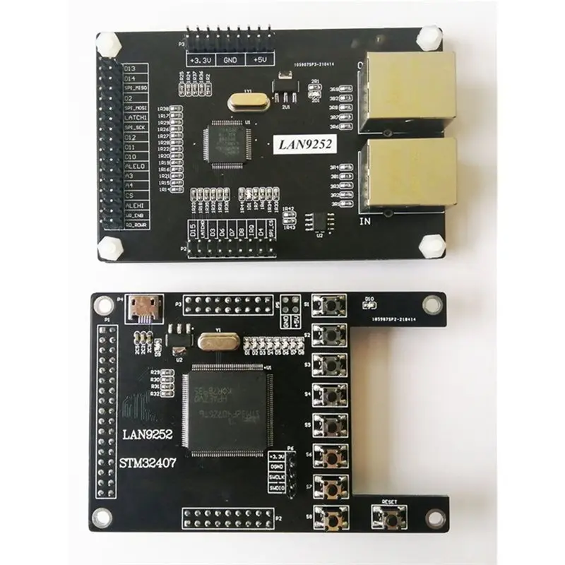 2026 New STM32407 STM32F407 LAN9252 Slave LAN9252 Development Board Ethercat Slave 16IO CIA402 Ethernet Module