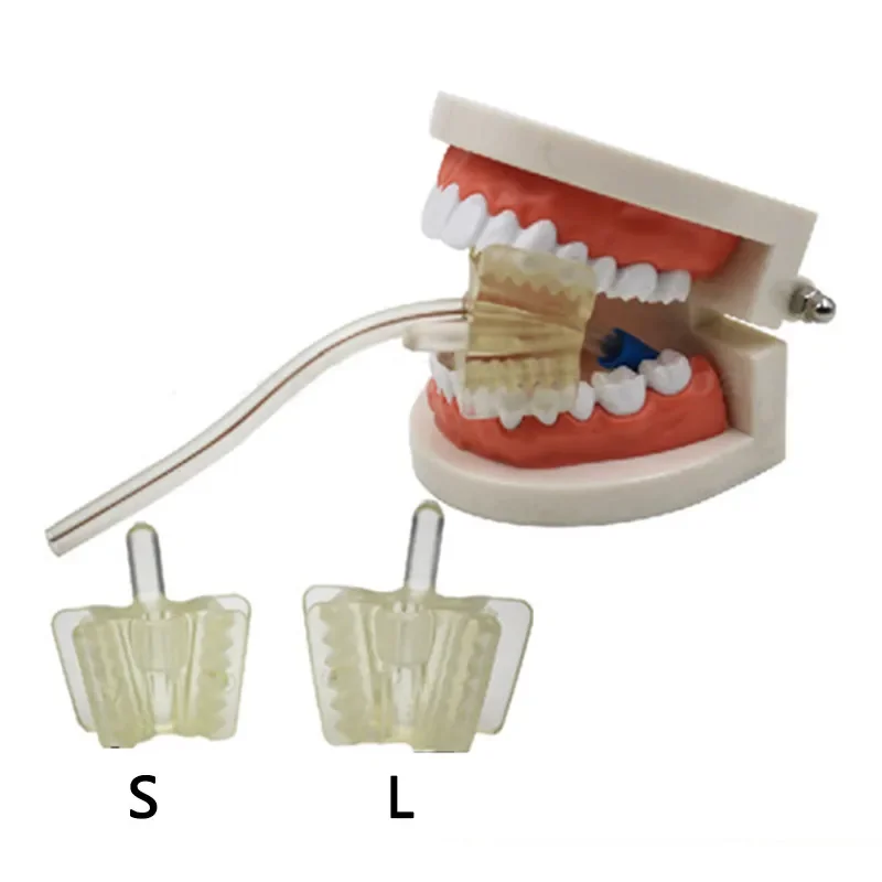 

60pcs Dental Silicone Mouth Support Holding Saliva Ejector Suction Tip Occlusal Pad Mouth Opener Retractor Oral Hygiene Material