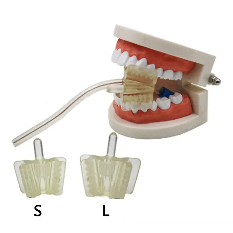 치과용 실리콘 구강 지지대, 타액 배출기, 흡입 팁, 교합 패드, 구강 위생 재료, 60 개 