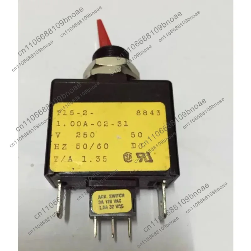 T15-2-1.00a-02-31v 250v1.35a push button circuit breaker
