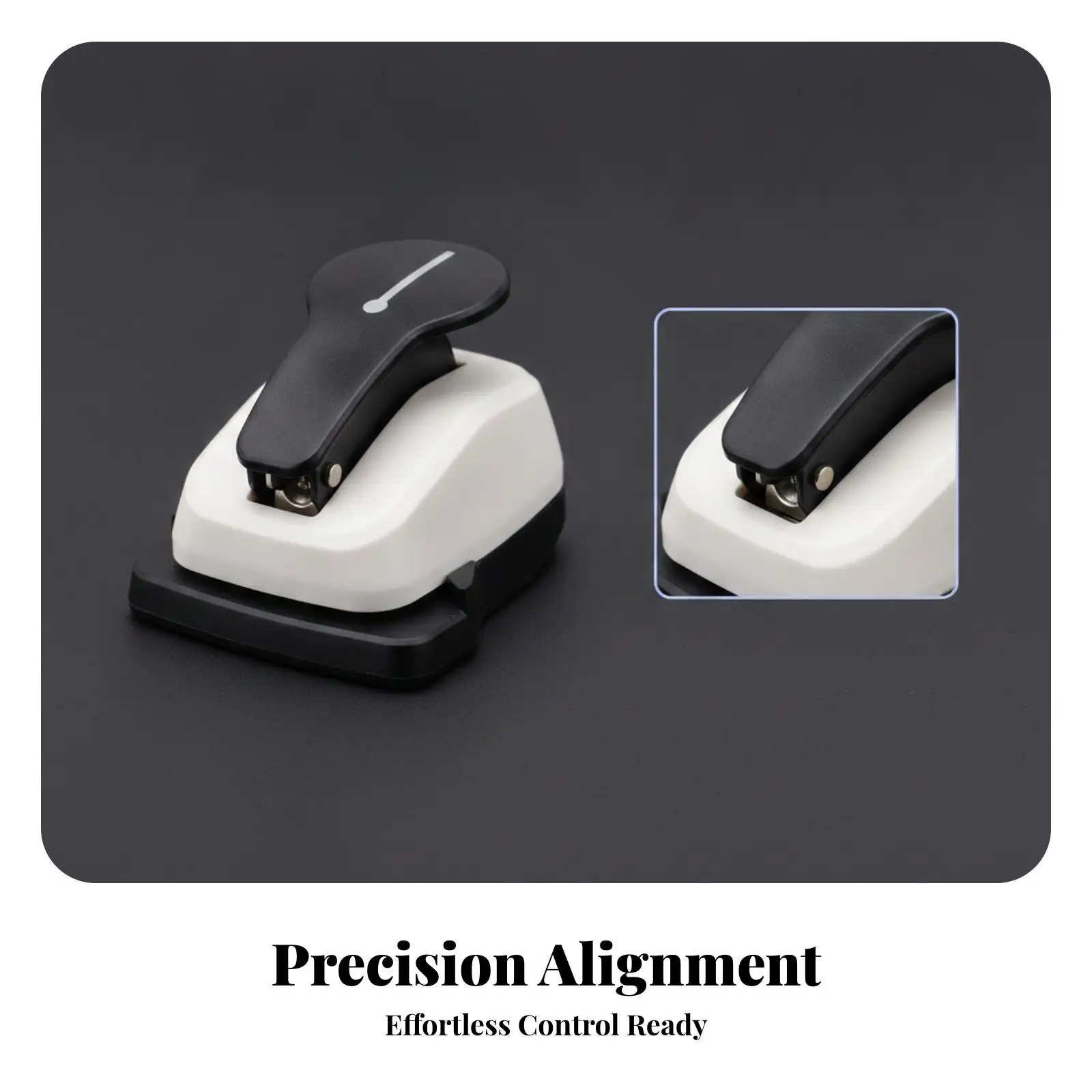 Easy to Use Display Card Hole Perforator | Compact Handheld Construction, Flat Base Design, Display Card Punch, for Craft Rooms