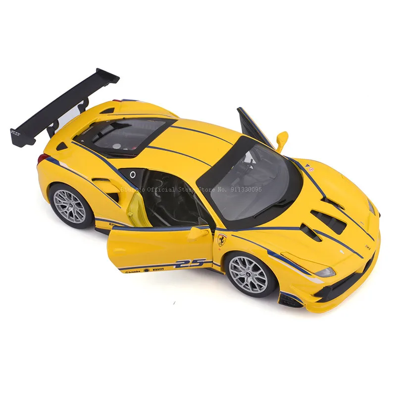 Bburago 1:24  Ferrari 488 CHALLENGE Alloy Luxury Vehicle Diecast Cars Model Toy Collection Gift