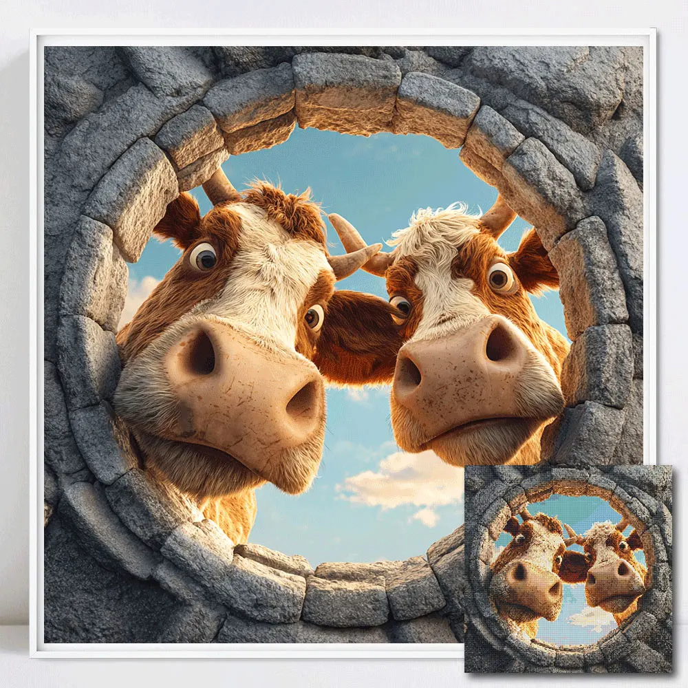 Cow Diamond Painting Kits Diamond Mosaic Animal New Arrivals