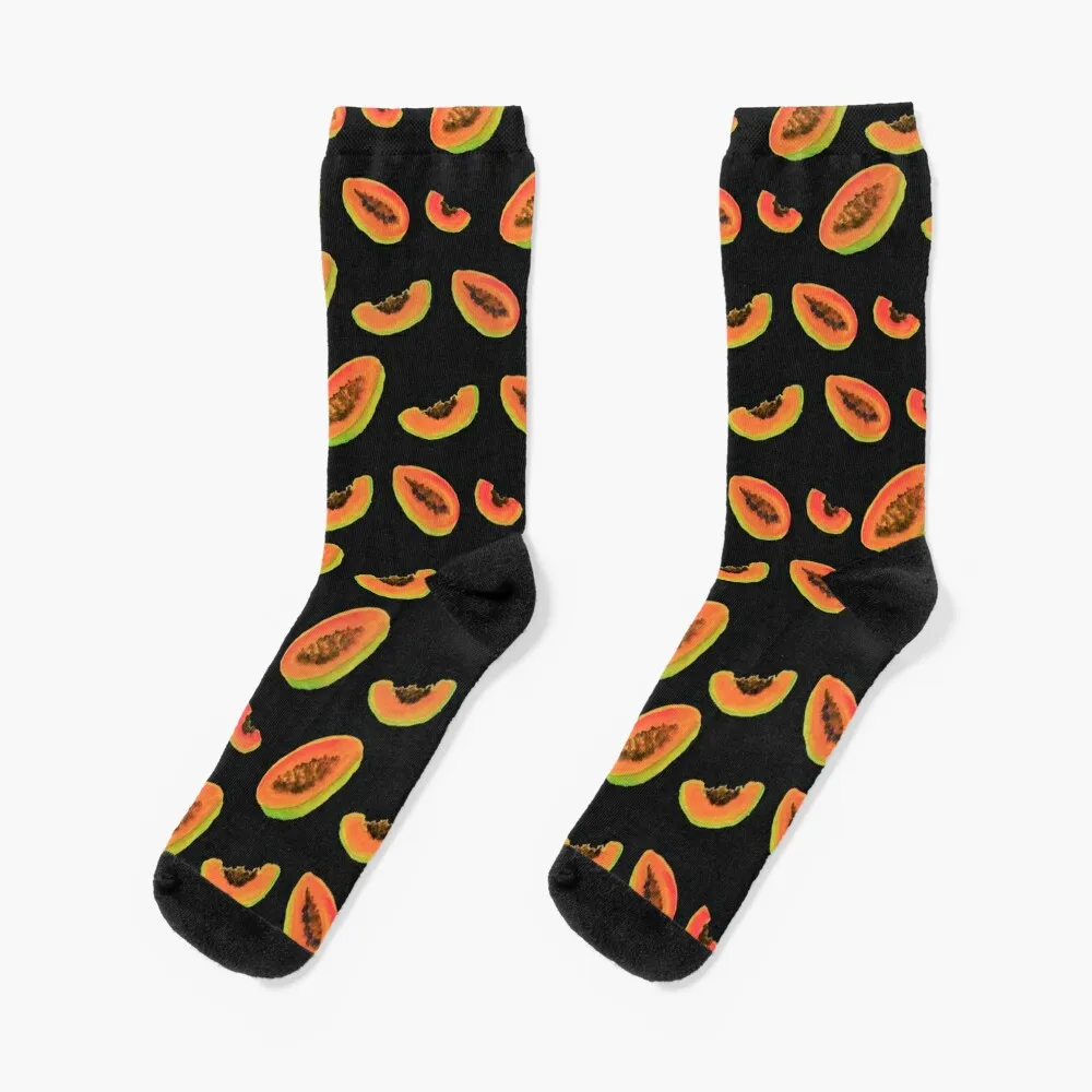 Papaya - Gouache Socks aesthetic Toe sports Men Socks Women's