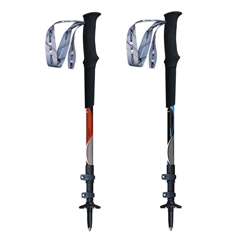 

PIONEER Walking Stick 55-125cm Alpenstocks 3 sections Carbon Fiber Lightweight Mountain-climbing Crutch Outdoor Hiking