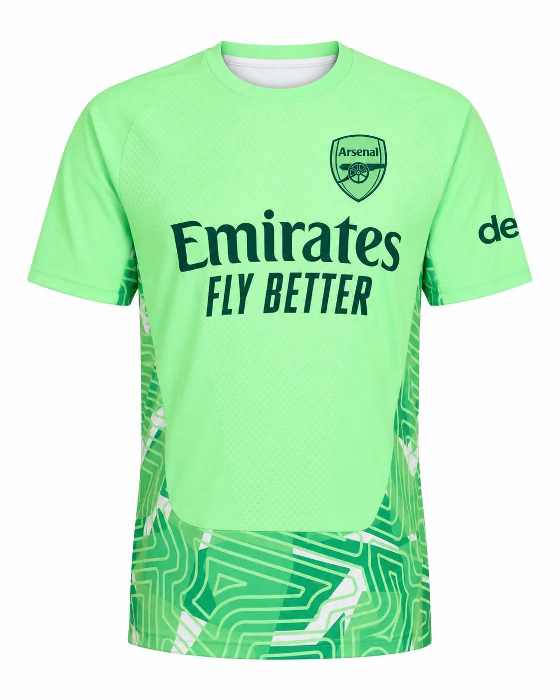 Arsenal 26-27 Auswärts-Fußballtrikot Blau Geometrisch Herren Rundhals Kurzarm Fan Match Training – Detail 5