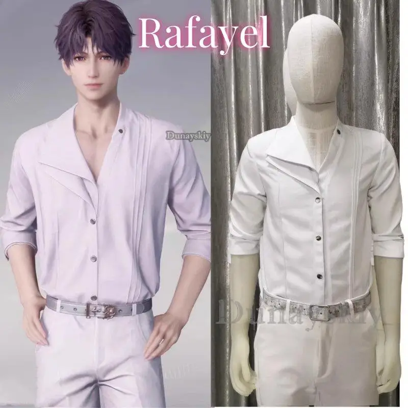 

Rafayel Anime Game Love And Deep Space Cosplay Costume Clothes Uniform Cosplay Performance Dress Rafayel Party Set Halloween