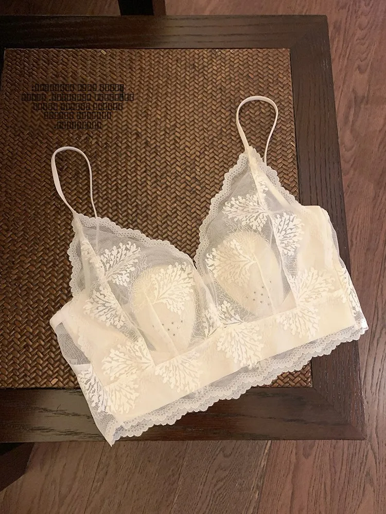 

Женский топ-бюстгальтер без косточек с тонкими бретелями, эффект «второй кожи», комфортный, из нейлона и спандекса, для повседневной носки, летний...