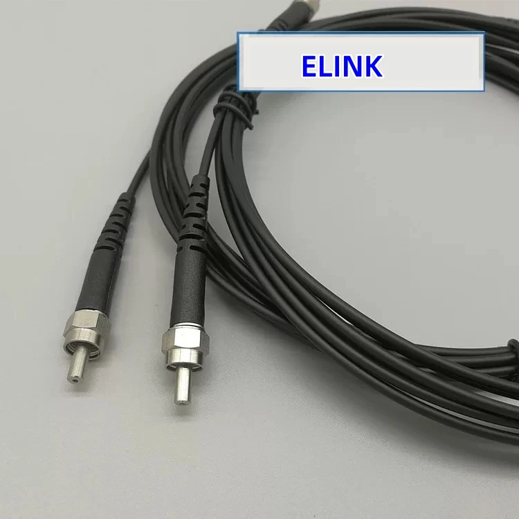 광섬유 점퍼 SMA905 500um 플라스틱 섬유 패치 코드 SX 1m 3m 5m POF 0.5x2.2mm 적색광 변속기 SMA