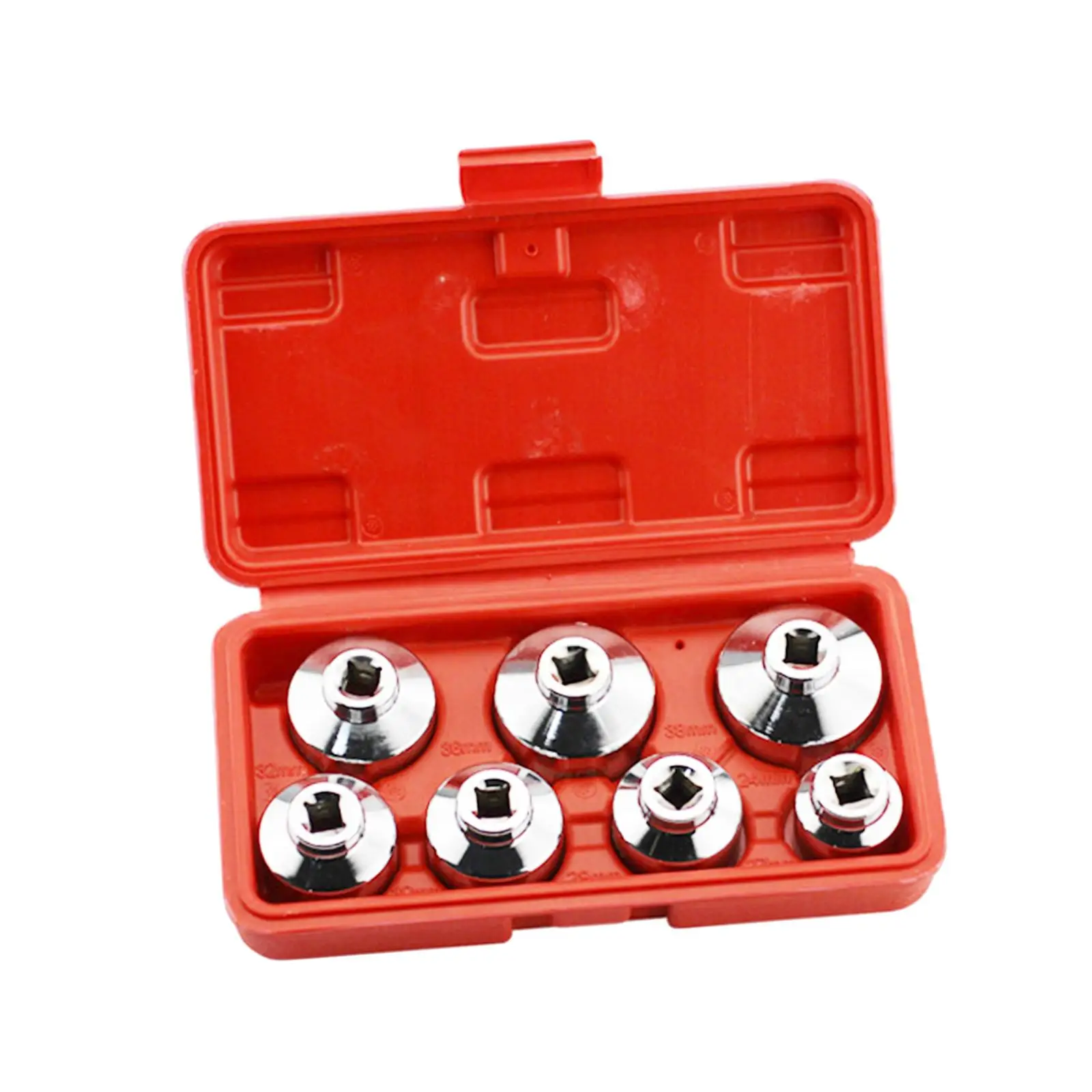 7Pcs Oil Filter Wrench Socket Set Car Tools Fuel Filter Cap Removal Tool