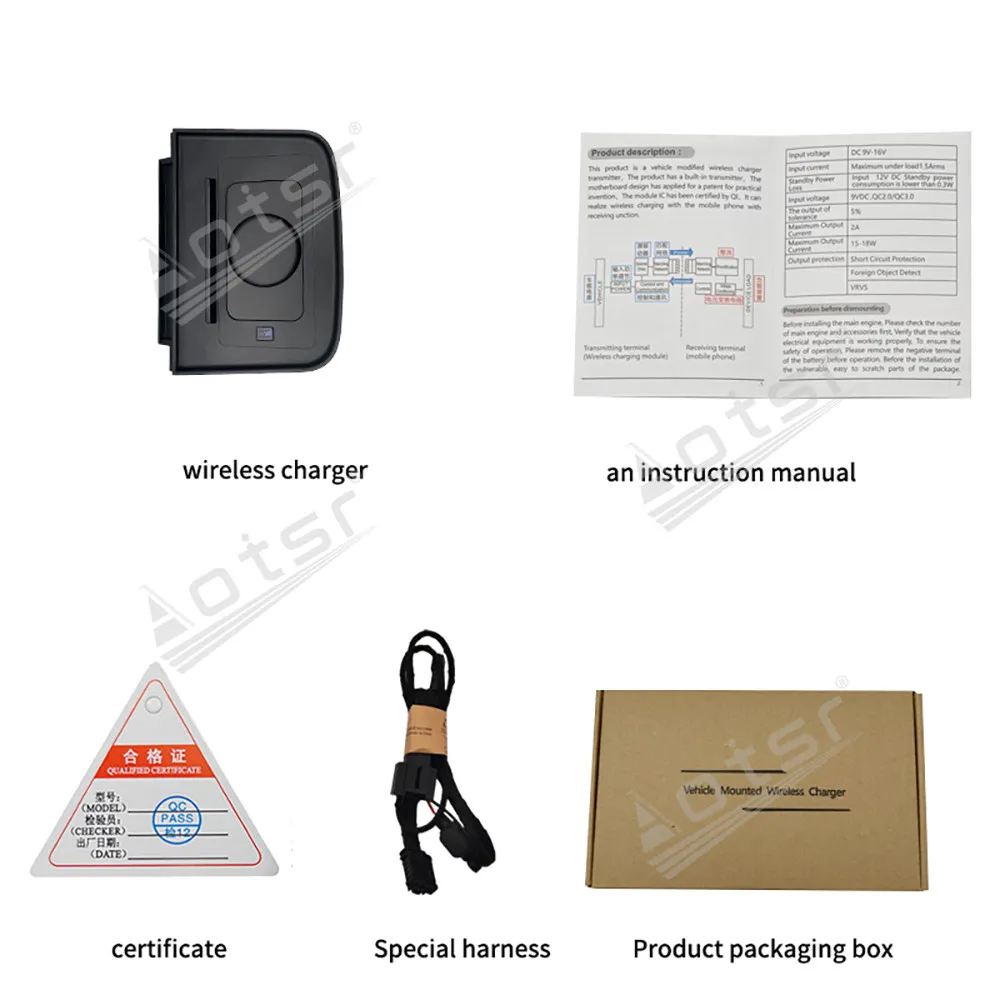 For Zero Run LEAPMOTOR C11 2023 Center Console Accessories Charging Pad Car Smart Accessories Moudel