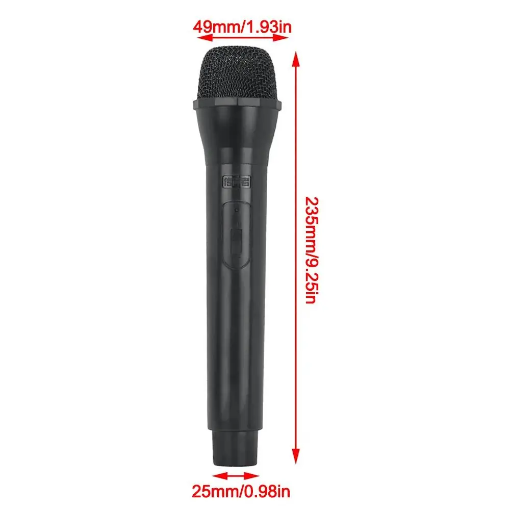 Microphone Prop Plastic Mics Toy Practice Plastic Microphone for Karaoke Stage Costume Prop Portable Audio Video Supplies