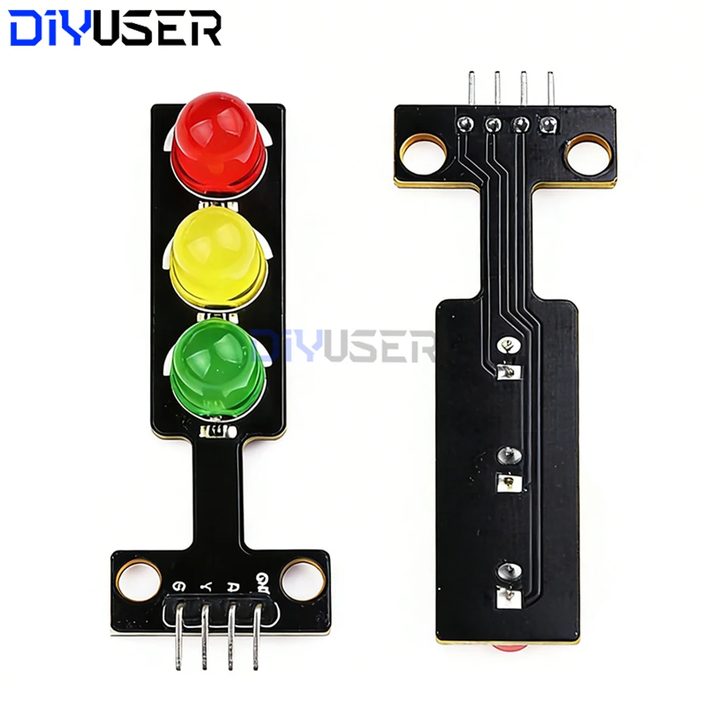 LED Traffic Light Module 5V Digital Signal 3 Color RGB for Raspberry Pi DIY Electronic Building Blocks
