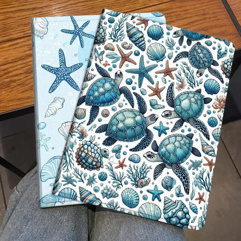 

Shark Starfish Turtle Popular Gift For Honor Pad 8 V8 9 GT MagicPad 13 3 2 Tab MatePad Pro Air 12 X 12.6 Foldable Tablet Case