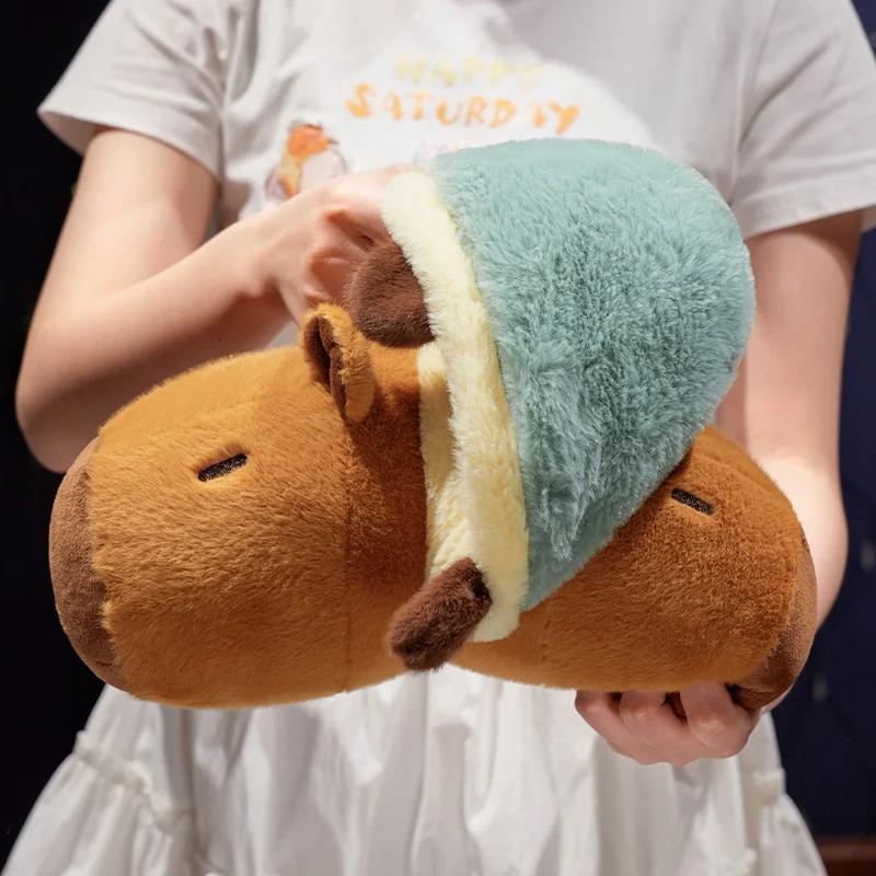 Double-Sided Flip Capybara Toy To Bee Transform Tortoise Plush Doll 2-in-1 Flip Change Transform Soft Pillow Christmas Gifts