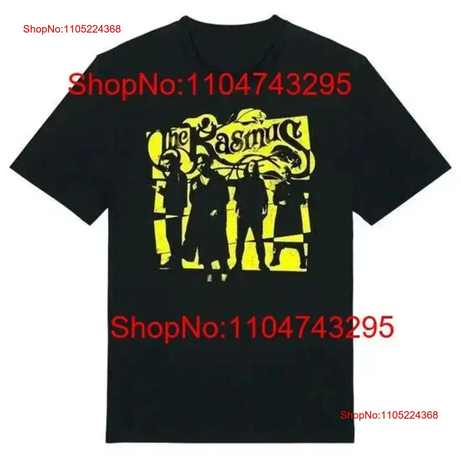 The Rasmus Rise band Members Black All Size T Shirt For Fan vintage Washed Casual graphic homme Stretched vintage Washed