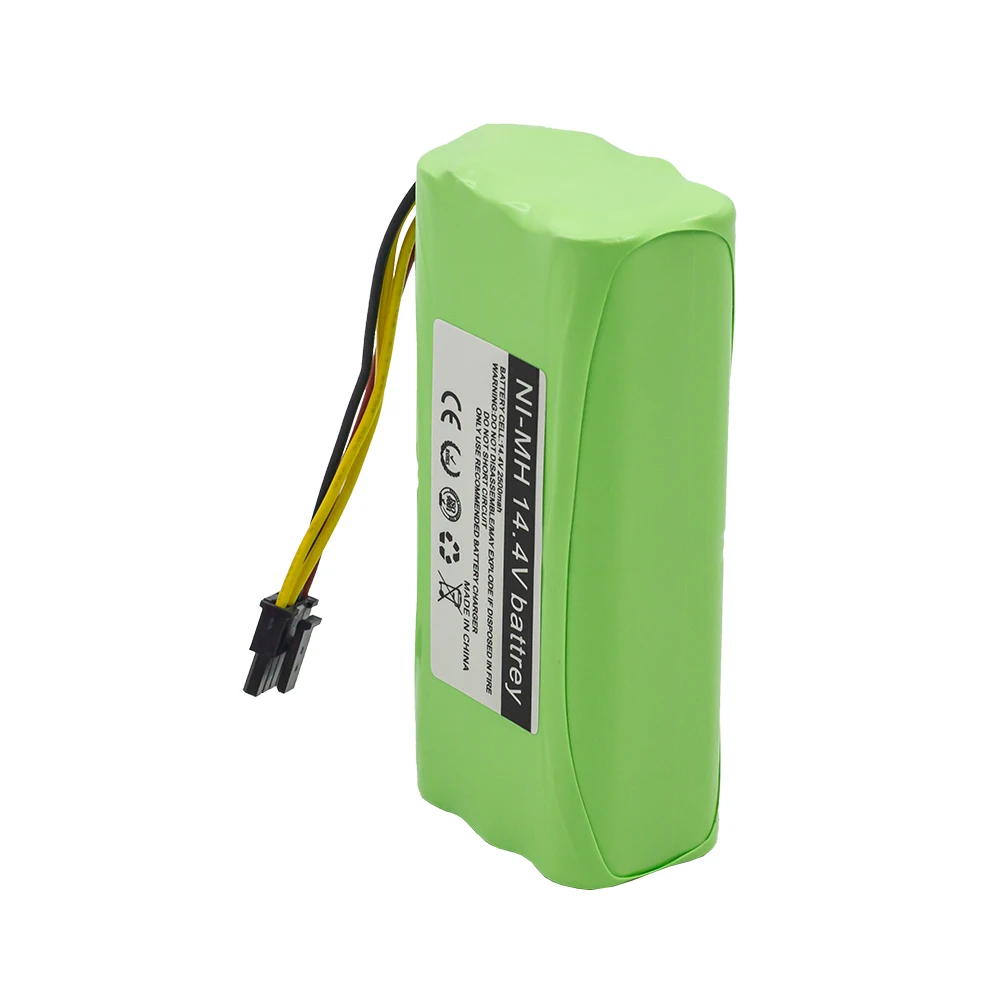 Imagem -04 - Ni-mh aa Bateria Recarregável 2500mah para Ecovacs Deebot Deepoo X600 Zn605 Zn606 Zn609 Midea Redmond Aspirador de pó 14.4v