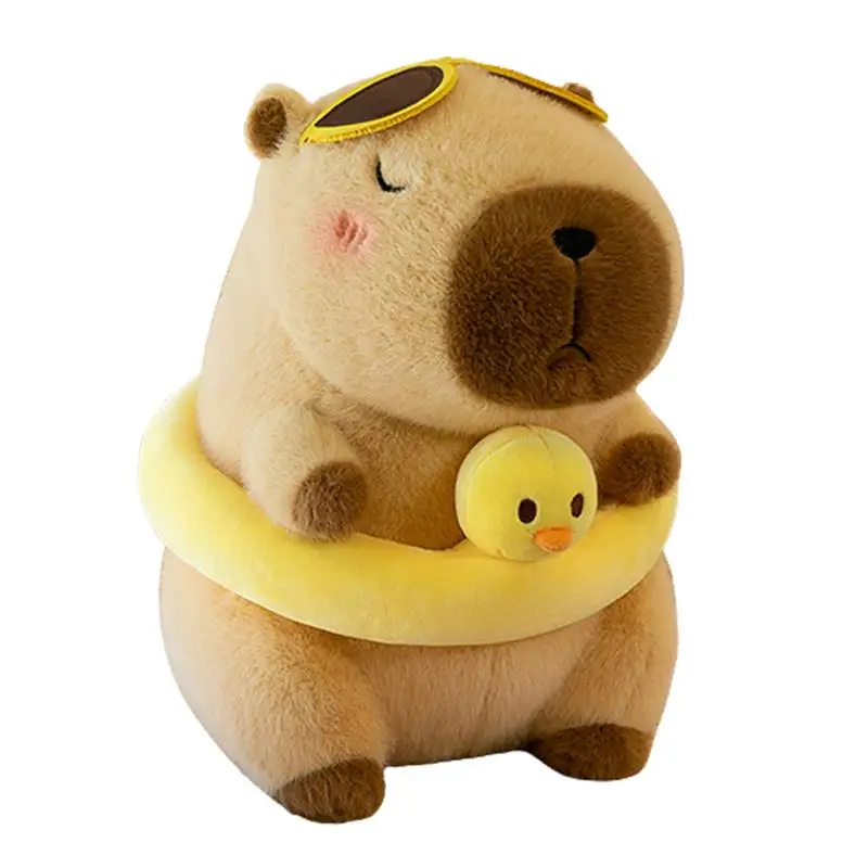 

Capybara Plush Plushie Doll Swimming Capybara 24cm/9.4inch Plush Animal Doll Stuffed Plushie For For Living Room Bedroom