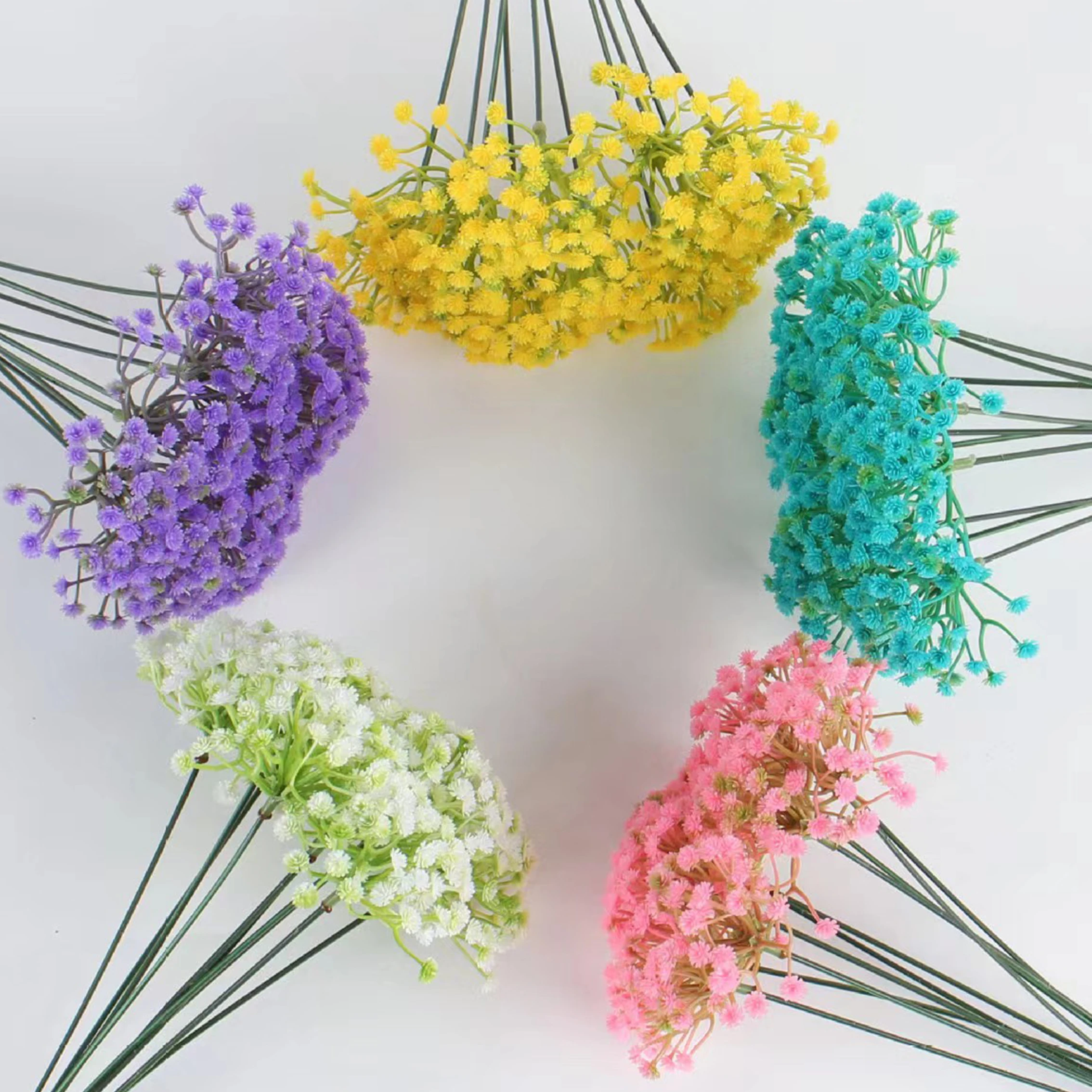 Artificial flower decoration for wedding, 28cm, 1 part, full of star of stars, for wedding and home