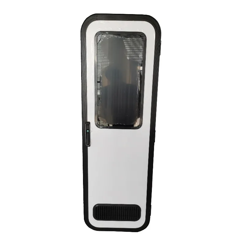 new design three-point linkage lock rv Doors for caravan Trailer RV camper Custom Sizes