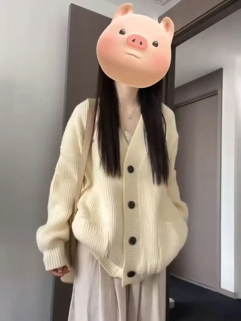 

Свитера Джемперы Женские Молодежные Женские Топы Кашемировые Псевдо Двойки Воротник Детали Запись Блесток Ежедневное Производство Аудио Звук