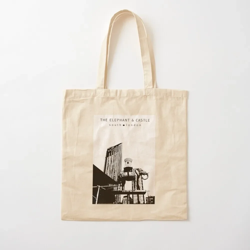 The Elephant & Castle, South London Tote Bag reusable shopping bags custom canvas bag hand bags