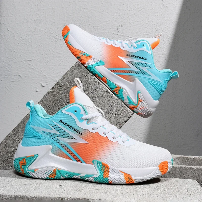 2026 New Men Basketball Shoes Non Slip Cushioning Breathable Training Sneakers Outdoor Sports Shoes for Male Athletic Footwear