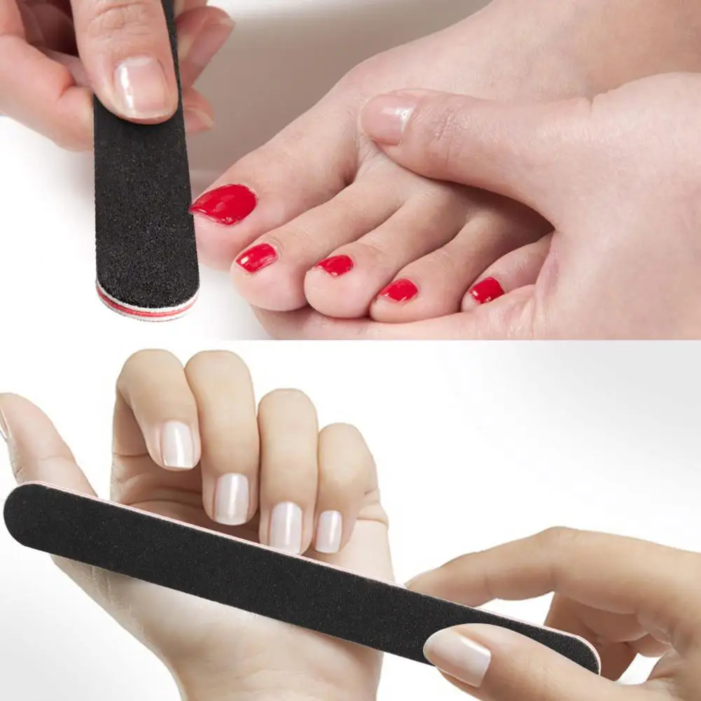 

Double-sided Nail File Manicure File Tool 10pcs Double-sided Wooden Nail File 100/180 for Men Women Gel Acrylic Fingernail