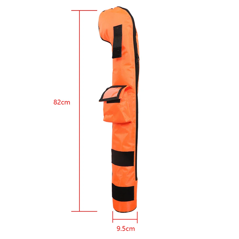 Golf Club Bag For Waterproof Durable Outdoor Training Carrier Simple Club Tote Bag With Shoulder Strap Orange
