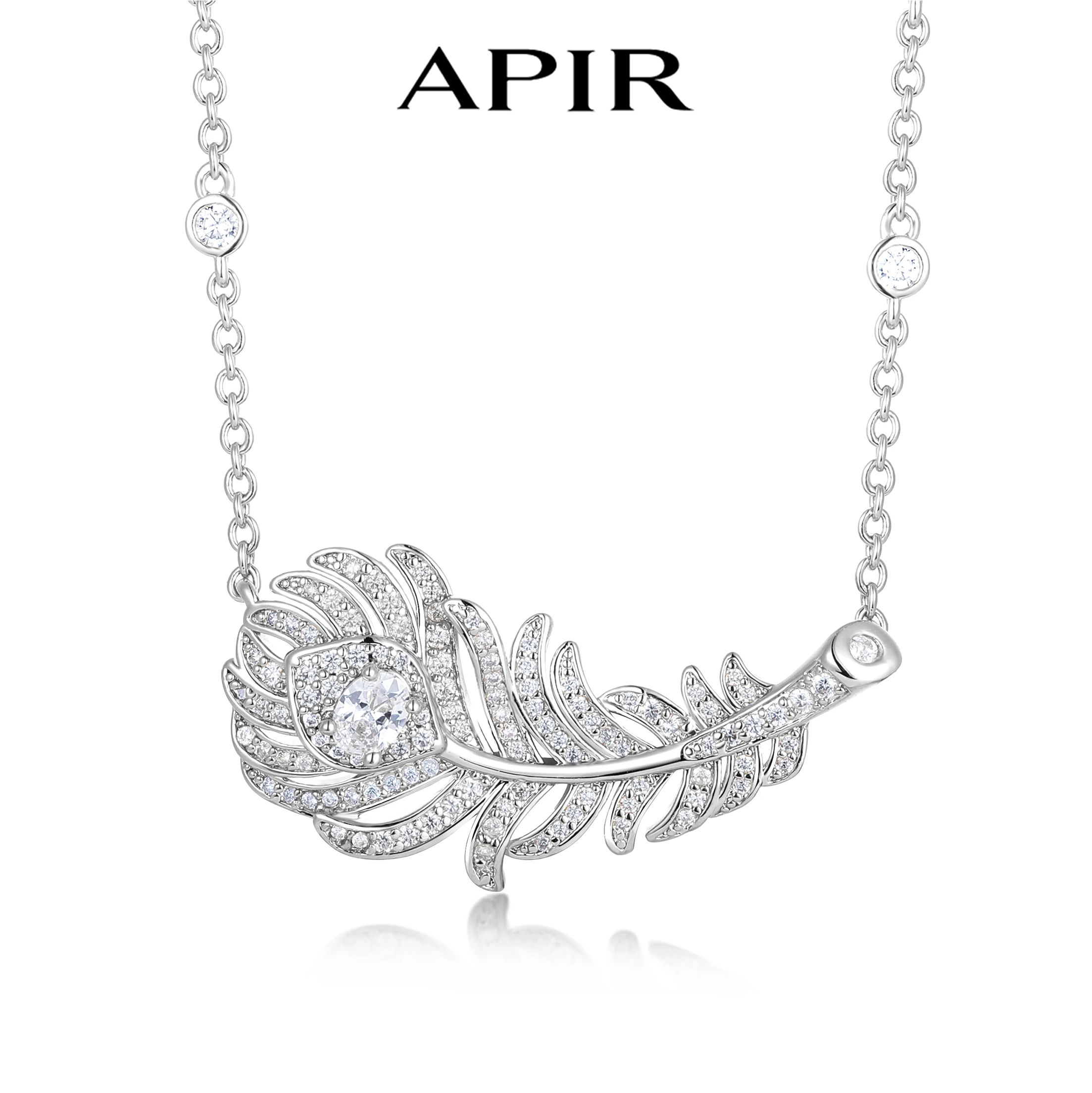 

Ожерелье с подвеской в богемном стиле APIR для женщин, с цирконием 5А, сверкающая роскошная цепочка на шею, модные ювелирные украшения для свадьбы и вечеринок, подарки